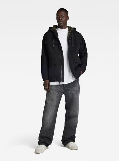 Hooded Sherpa Jacket | ブラック | G-Star RAW® JP